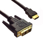 3Ft HDMI to DVI-D Cable Single Link M/M Gold Plated