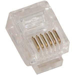 RJ12 (6P6C) Plug for Stranded Round Wire 100pk - oneprizes.com