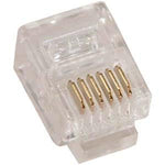 RJ12 (6P6C) Plug for Stranded Flat Wire 100pk - oneprizes.com