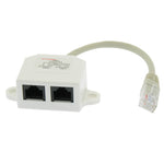 10/100 BaseT RJ45 1P/2J 08 Wiring Splitter, Pigtail Type - oneprizes.com