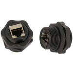 Cat.6 RJ45 Shielded Industrial Panelmount Bulkhead Coupler - oneprizes.com