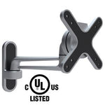 Adjustable LED TV Mount for 13~27"w/11" Arm 100mm VESA UL, EAT2-111 - oneprizes.com