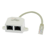 10/100 BaseT 1P/2J 07 Wiring Splitter, Pigtail Type - oneprizes.com