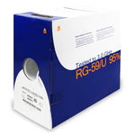 1000Ft RG59 CMR Bare Copper 95% Braid White - oneprizes.com