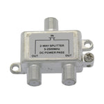 2Way 2.5GHz Satellite Splitter DC Power Pass - oneprizes.com