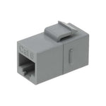 Cat.6 Inline Coupler w/Keystone Latch Gray - oneprizes.com