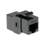 Cat.6 Inline Coupler w/Keystone Latch Black - oneprizes.com