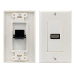 1 Port Decor HDMI Wall Plate, 90 Degree - oneprizes.com