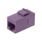 Cat.6 Inline Coupler w/Keystone Latch Purple - oneprizes.com