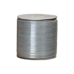 1000Ft 4 Conductor Silver Satin Modular Cable 28AWG
