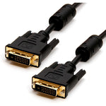 15M DVI-D Cable Dual Link Male/Male w/Ferrite 24AWG Gold Plated CL3/CSA/FT4