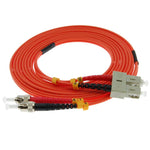 OM1 ST-SC Duplex Multimode 62.5/125 Fiber Cable - oneprizes.com