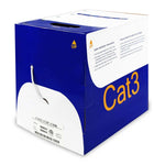 1000Ft Cat.3 4 Pair Bulk Wire, CMR White - oneprizes.com