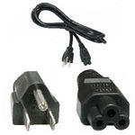 6Ft Notebook Power Cord 3 Prongs NEMA5-15P/IEC320 C5 18AWG - oneprizes.com
