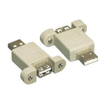 USB A Male to A Female Port Saver Adapter Panel Mount Type - oneprizes.com