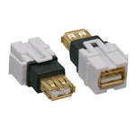 USB 2.0 Type A to A F/ F Keystone Jack - oneprizes.com