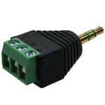 3.5mm TRS Plug to 3-Pin Terminal Adapter - oneprizes.com