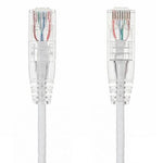 Slim Cat6 Ethernet Patch Cable Booted White 28AWG - oneprizes.com