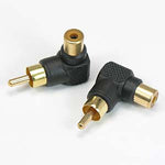 RCA Male/Female Right Angle Adapter - oneprizes.com