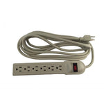12Ft 6-Outlet Surge Protector 14AWG/3, 15A, 450J - oneprizes.com