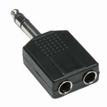1/4 inch Stereo Plug to Dual 1/4" Stereo Jack - oneprizes.com