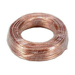 100Ft 22AWG/2 Polarized Speaker Wire Coil CCA Clear Jacket - oneprizes.com