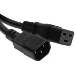 3Ft Power Cord C14 to C19 Black/ SJT 14/3 - oneprizes.com