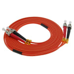 OM1 ST-ST Duplex Multimode 62.5/125 Fiber Cable - oneprizes.com