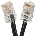 0.5Ft Cat6 Unshielded Ethernet Network Cable Non Booted Black - oneprizes.com