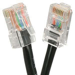 10Ft Cat5E Unshielded Ethernet Network Cable Non Booted Black - oneprizes.com