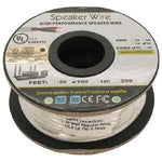 100Ft 18AWG/2C In-wall Speaker Wire, OFC CL2 UL OD-6.2mm White Jacket - oneprizes.com