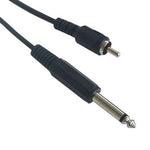 6Ft 1/4" Mono plug to RCA Male - oneprizes.com