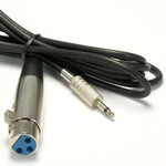 6Ft XLR Female to 3.5mmm Mono Male Cable - oneprizes.com
