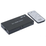 5Way (5-in/1-out) HDMI Switch 4K x 2K 3D with IR Extension - oneprizes.com
