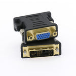 DVI-A Male (12+5) / VGA (DB15HD) Female Adapter Gold Plated - oneprizes.com