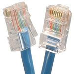 1Ft Cat6 Unshielded Ethernet Network Cable Non Booted Blue - oneprizes.com