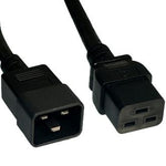 10Ft 12AWG 20A 250V Heavy Duty Power Cord Cable (IEC320 C20 to IEC320 C19) - oneprizes.com