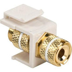 Banana Plug Keystone Insert White - oneprizes.com