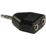 3.5mm Stereo Plug to Dual 3.5mm Stereo Jack Adapter - oneprizes.com