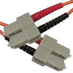 1M SC-SC Duplex Multimode 50/125 Fiber Optic Cable - oneprizes.com