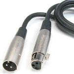 3Ft XLR 3P Male/Female Microphone Cable - oneprizes.com