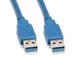 10Ft USB 3.0 Cable A-Male to A-Male Blue - oneprizes.com