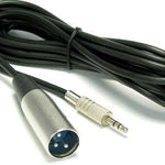 6Ft XLR Male to 3.5mmm Stereo Male Cable - oneprizes.com