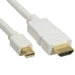 10Ft Mini DisplayPort Male to HDMI Cable Male 32AWG - oneprizes.com