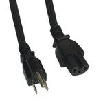 6Ft 14AWG 15A 125V Power Cord Cable (NEMA15P to IEC C15) - oneprizes.com