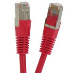 6Ft Cat6 Shielded (SSTP) Ethernet Network Cable Booted Red - oneprizes.com