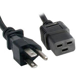 3Ft 14 AWG 15A 125V Power Cord Cable (NEMA 5-15P to IEC320 C19) - oneprizes.com
