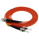 OM1 MTRJ-ST Duplex Multimode 62.5/125 Fiber Optic Cable - oneprizes.com