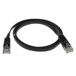 0.5Ft Cat6 Flat Ethernet Network Patch Cable Black - oneprizes.com