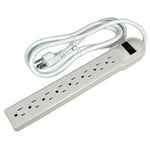 6Ft 8-Outlet Surge Protector 14AWG/3, 15A, 90J - oneprizes.com